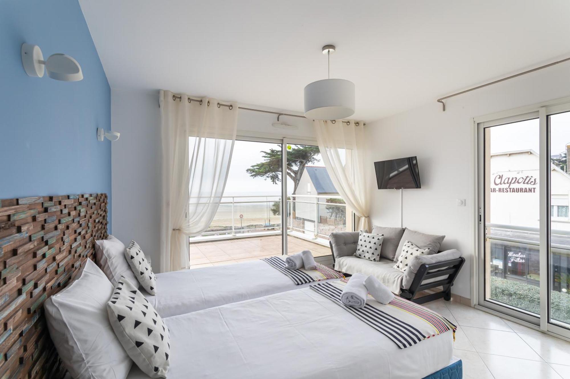 Glaz-Zen - Spacieux Appt Face A La Mer Erquy Exterior foto