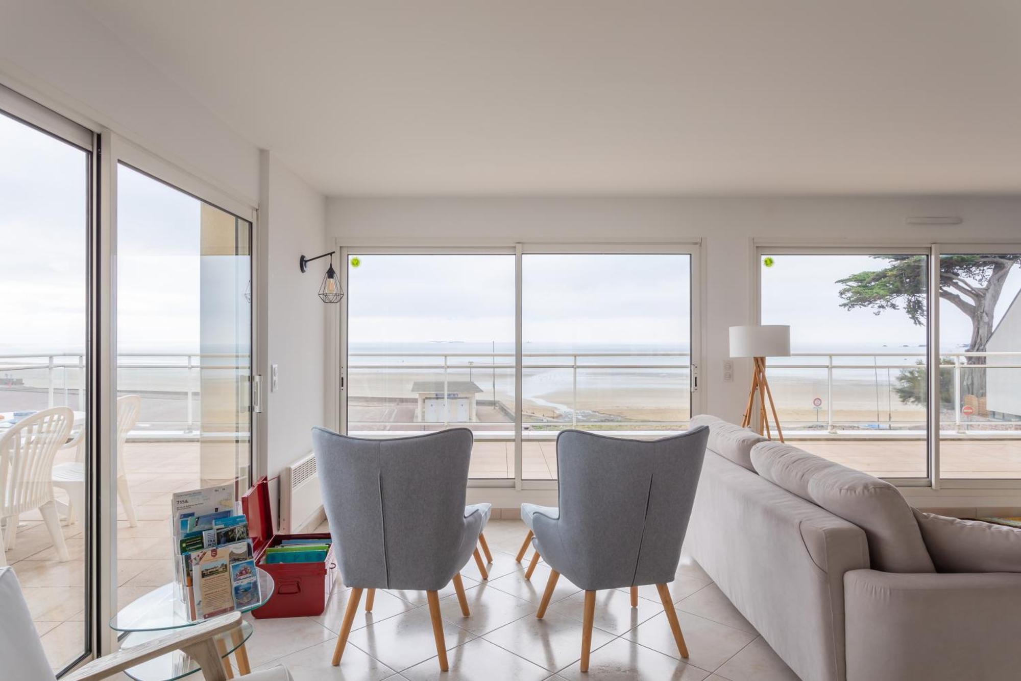 Glaz-Zen - Spacieux Appt Face A La Mer Erquy Exterior foto